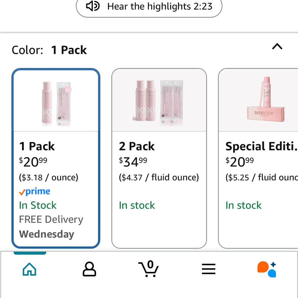 Pink Hair Identifier Spray and Razors Set - Picture 2 of 10